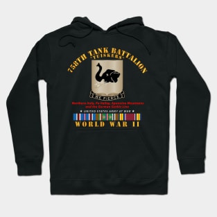 758th Tank Battalion - Tuskers - WWII  EU SVC Hoodie